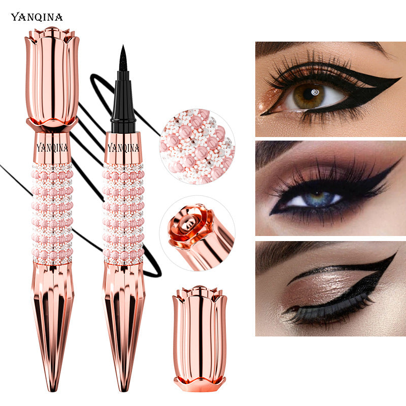Waterproof And Sweat-proof Not Smudge Cool Black Color Liquid Eyeliner
