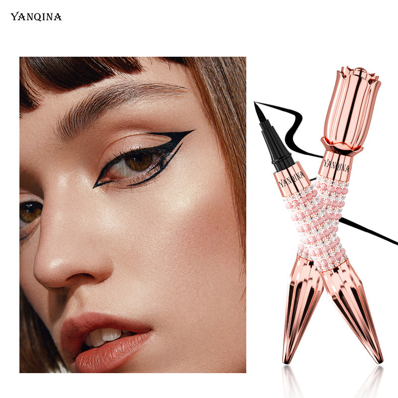 Waterproof And Sweat-proof Not Smudge Cool Black Color Liquid Eyeliner